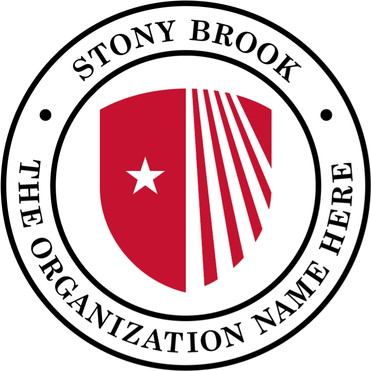 Stony Brook Medicine brochure with preferred horizontal logo format