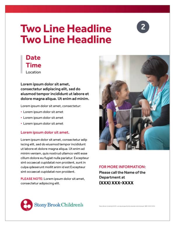 Top Horizontal Deep SBM Red Gradient Example