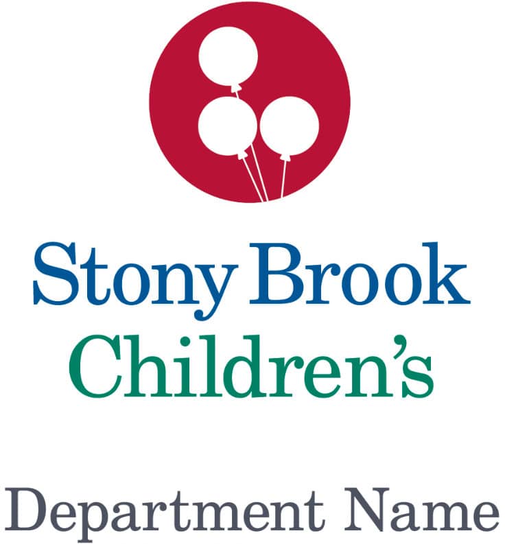Stony Brook Children’s stacked logo format