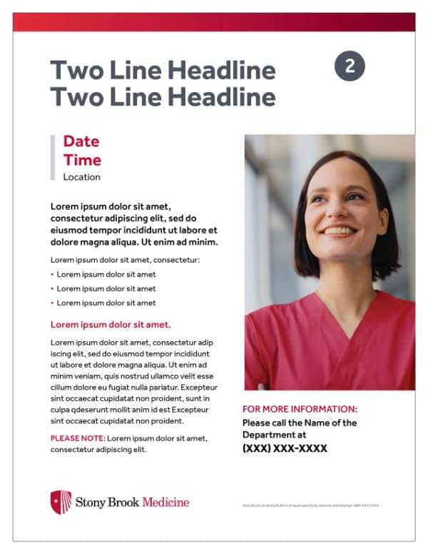 Top Horizontal Thin SBM Red Gradient Example