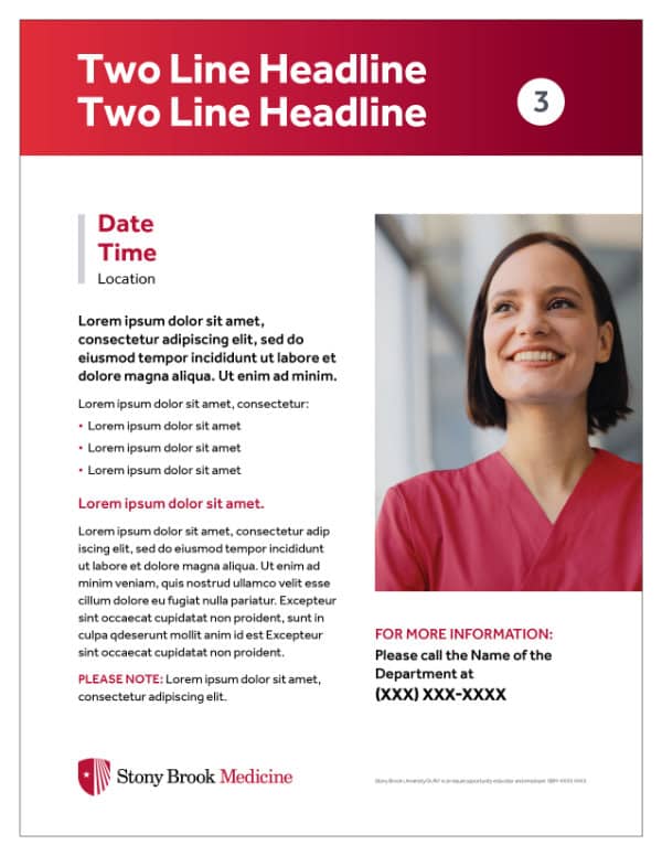 Top Horizontal Deep SBM Red Gradient Example