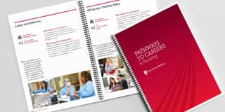 Stony Brook Medicine Pathways to Careers in Nursing booklet